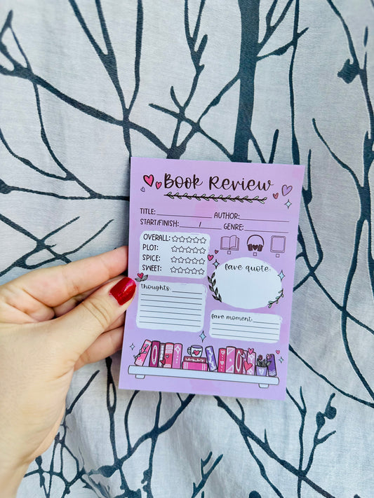 Book Review Notepad